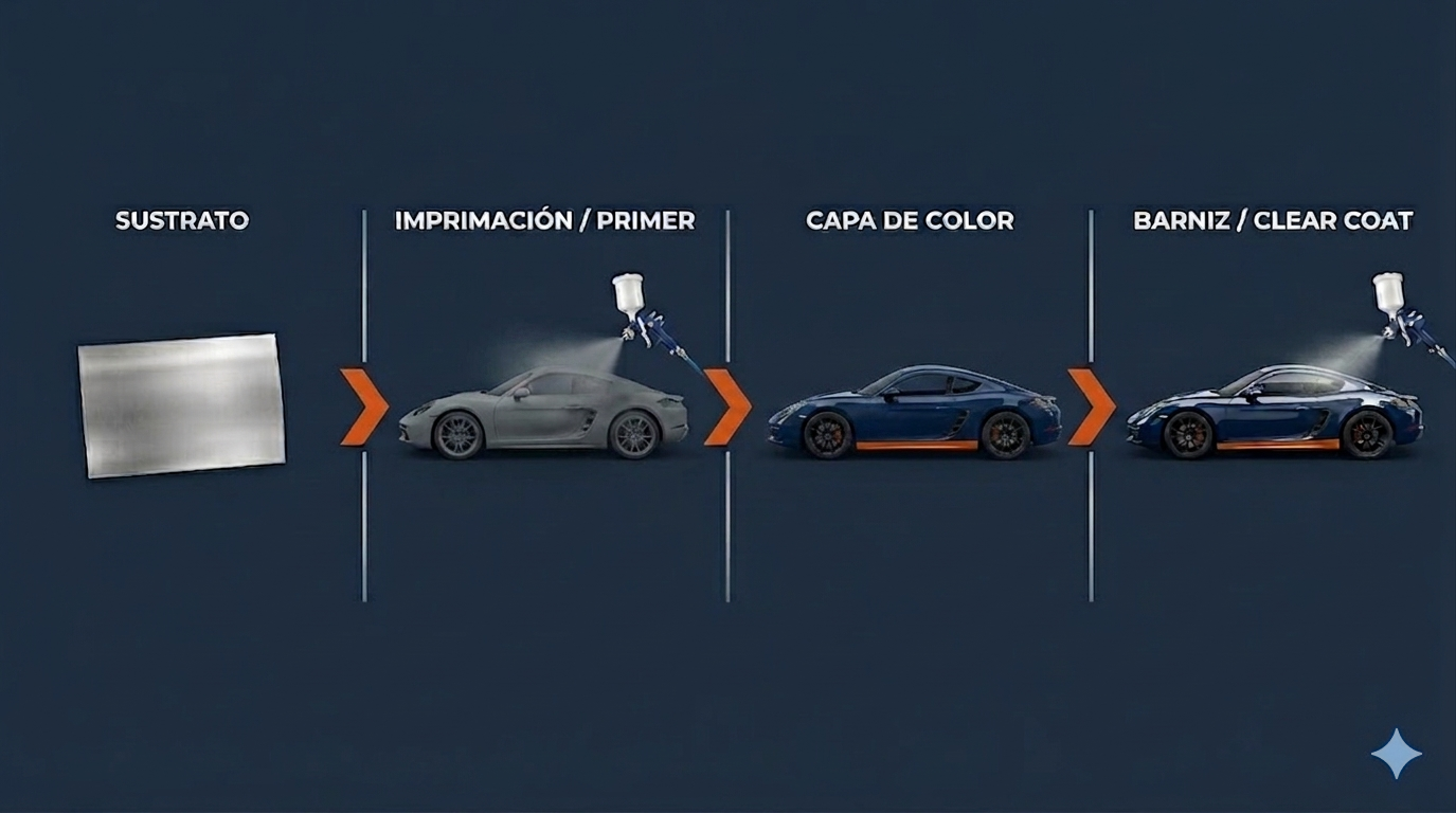 Sistema de pintura automotriz Andicomer